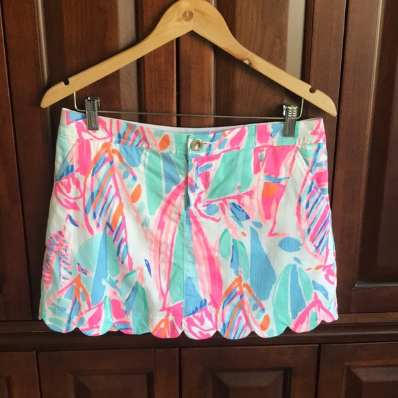 Lilly Pulitzer Dresses & Skirts - Lilly Pulitzer Colette Scallop Hem Skort